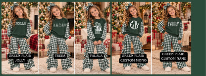 PREORDER: The Exclusive Holiday Custom Crewneck Bow Set | Premade Green Christmas  11.2.26