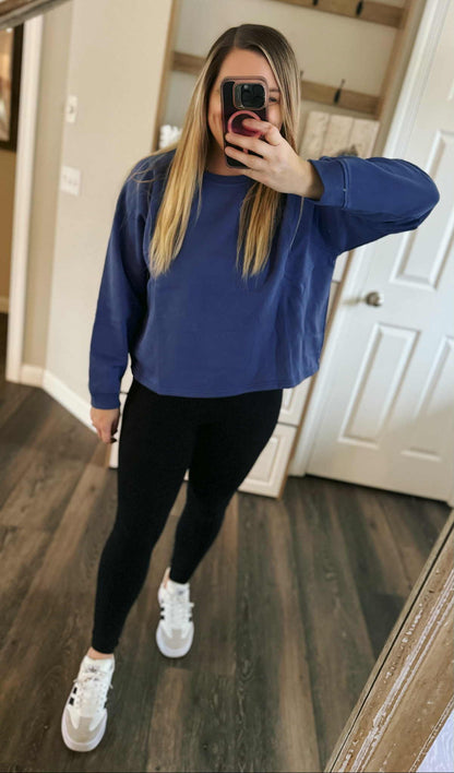 RTS: ZENANA Fleece Raglan Sweatshirts