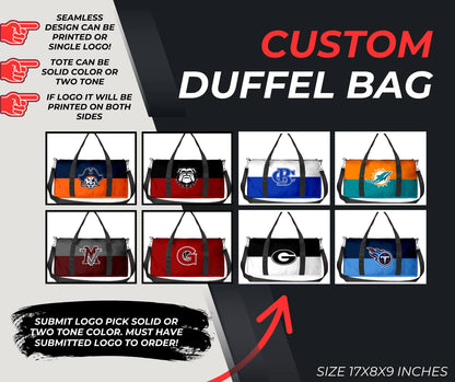 PREORDER: CUSTOM DUFFEL BAGS CUSTOM SHOP