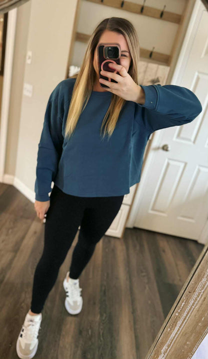 RTS: ZENANA Fleece Raglan Sweatshirts