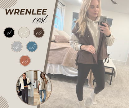 PREORDER: Wrenlee Fleece Vest RERUN 9.21.26