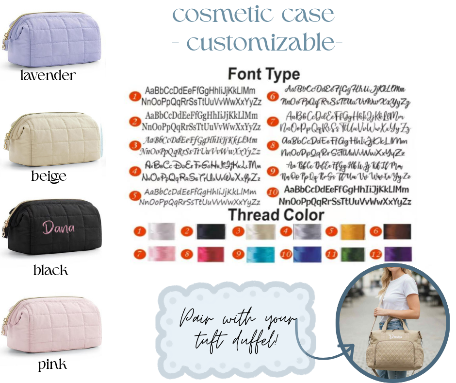 PREORDER: Cosmetic Case Customizable 1.19.26 osym