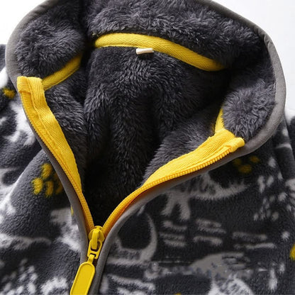 PREORDER: Boys and Girls Fuzzy Full Zip Shacket  10.19.26