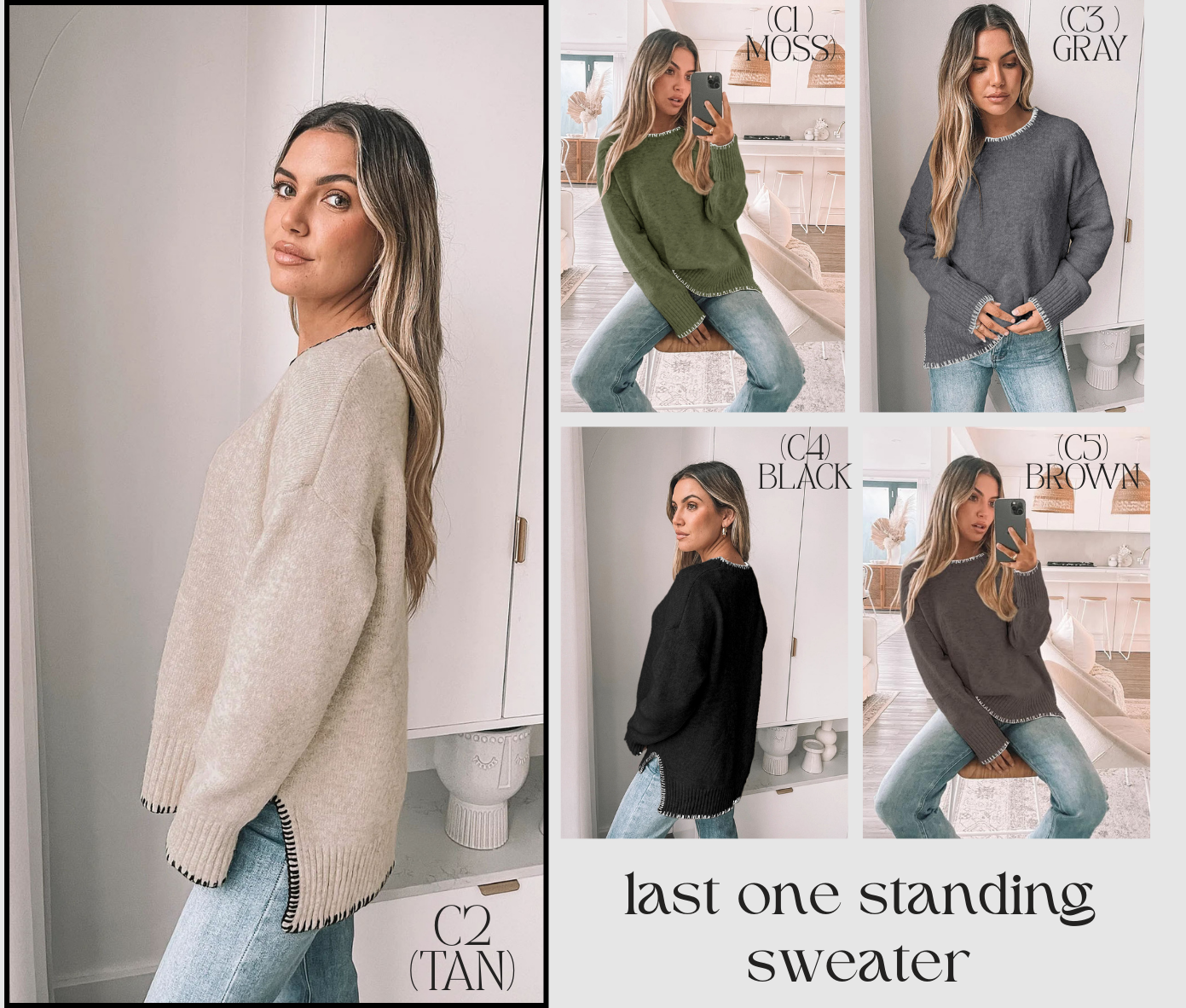 PREORDER: Last one standing sweater 1.19.26