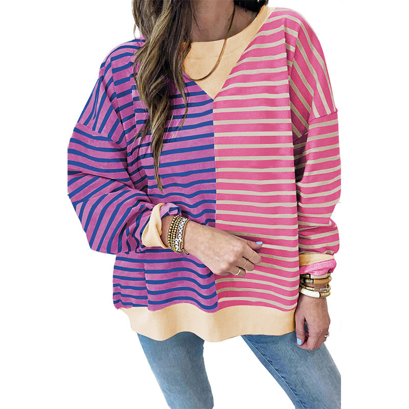 PREORDER: The Finley Split Retro Stripe Sweater 1.20.25 osym