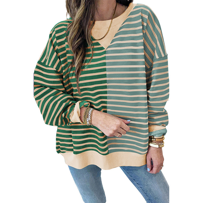 PREORDER: The Finley Split Retro Stripe Sweater 1.20.25 osym