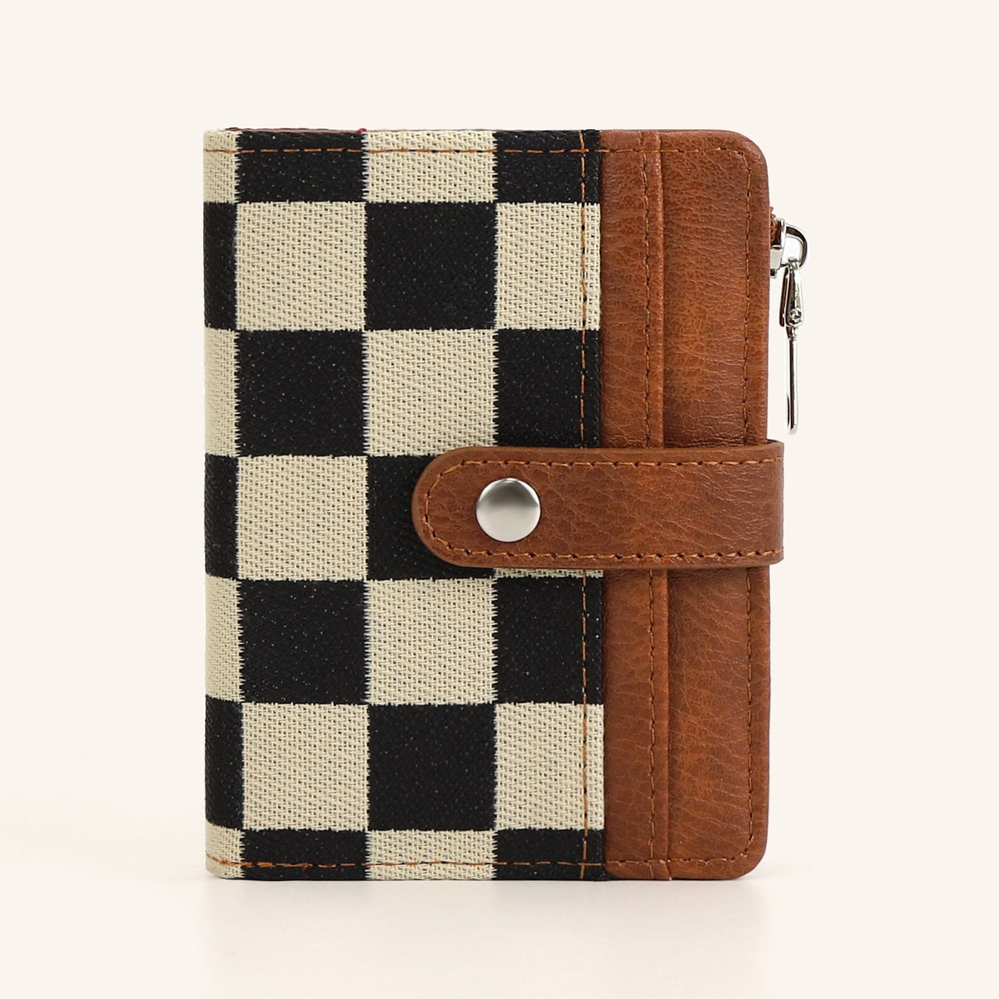 rts: Quilted or Checker Vegan Leather Wallets