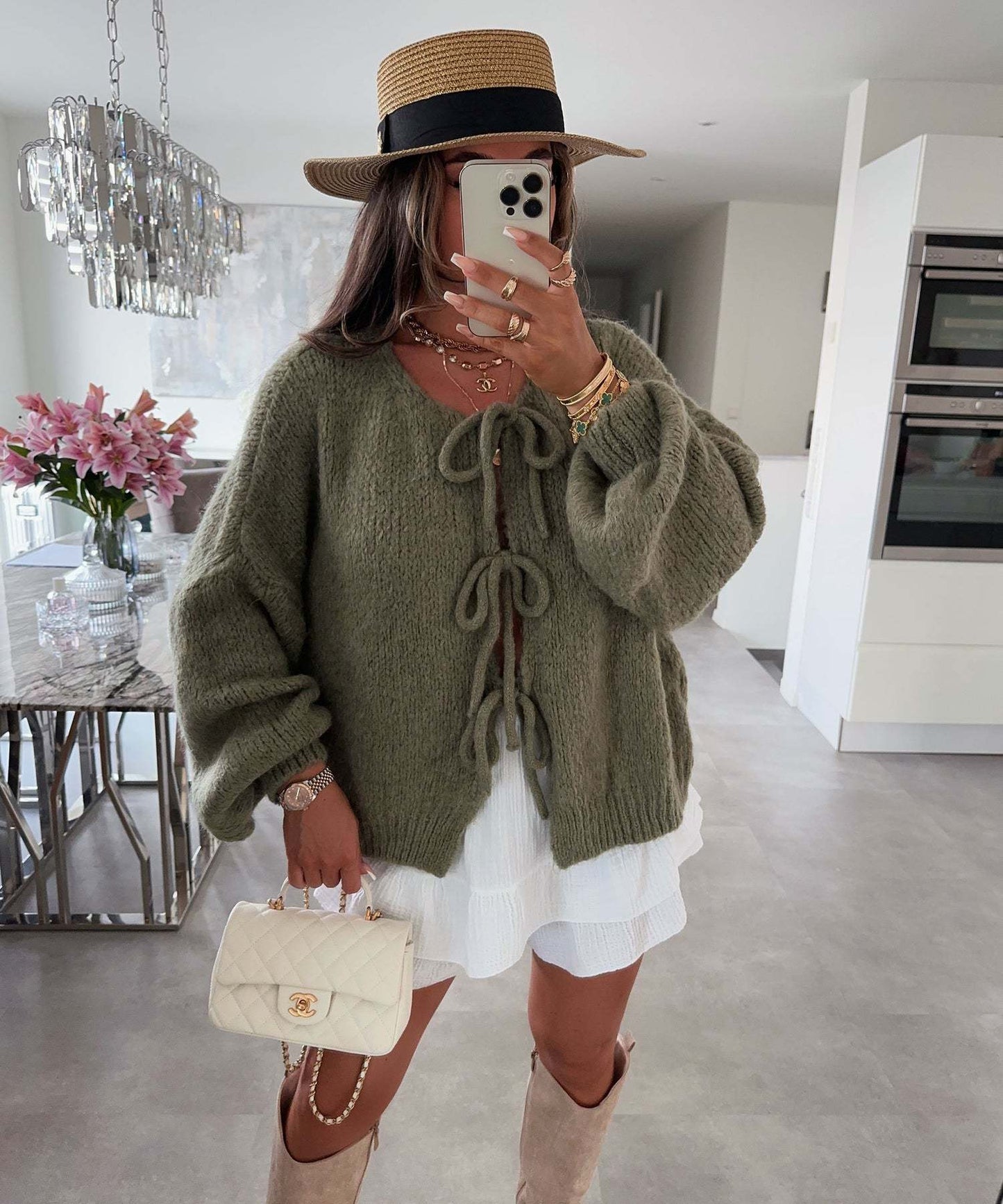 PREORDER: Bow Tie Slouchy Sweater 9.22.25 osym