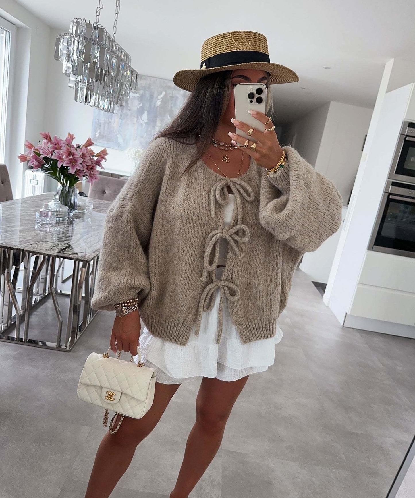 PREORDER: Bow Tie Slouchy Sweater 9.22.25 osym