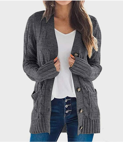 RTS: MAGS CABLE KNIT CARDI