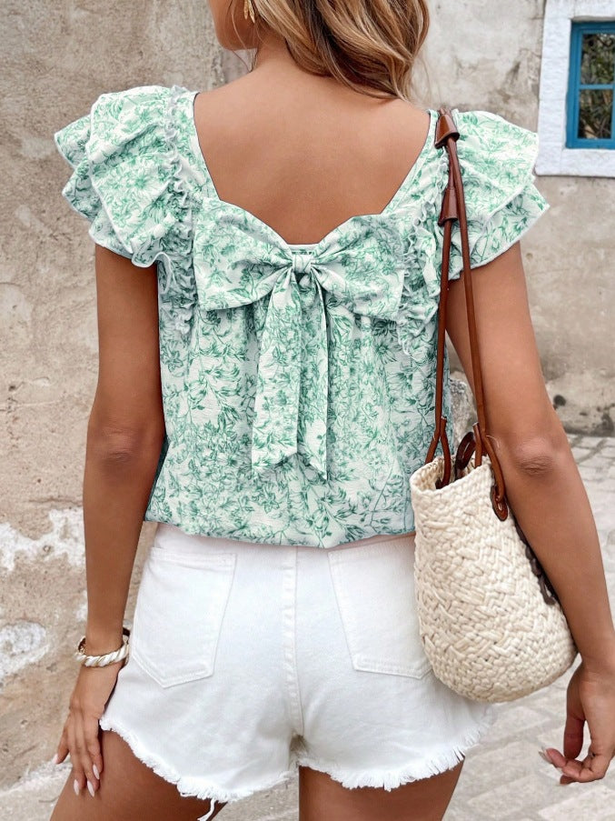 PREORDER: Little bit of Sunshine Bow Back shirt 2.23.26