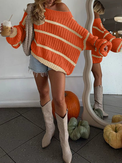 PREORDER: The Fireside Stripe Knit Sweater RERUN 9.28.26