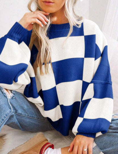 PREORDER: Cozy Checker Sweater RERUN 9.28.26