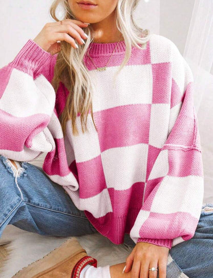 PREORDER: Cozy Checker Sweater RERUN 9.28.26
