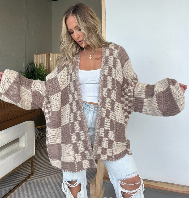 PREORDER: Cozy Check Cardigan 9.14.26
