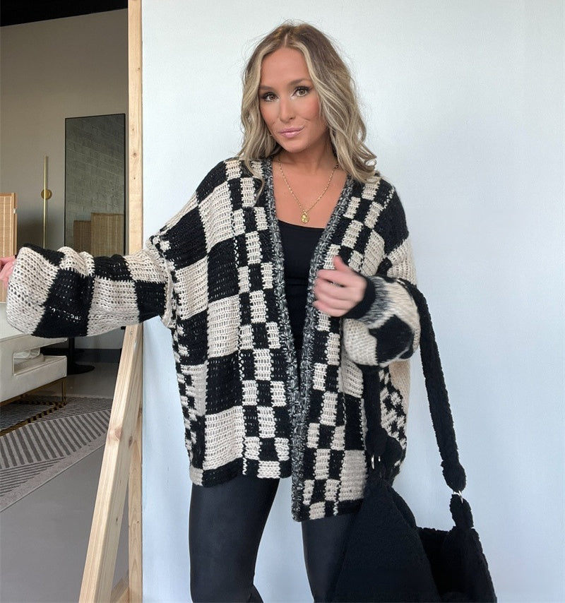 PREORDER: Cozy Check Cardigan 9.14.26