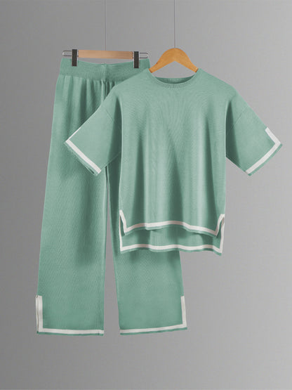 PREORDER: The Wren Contrast Knit Set 9.14.26