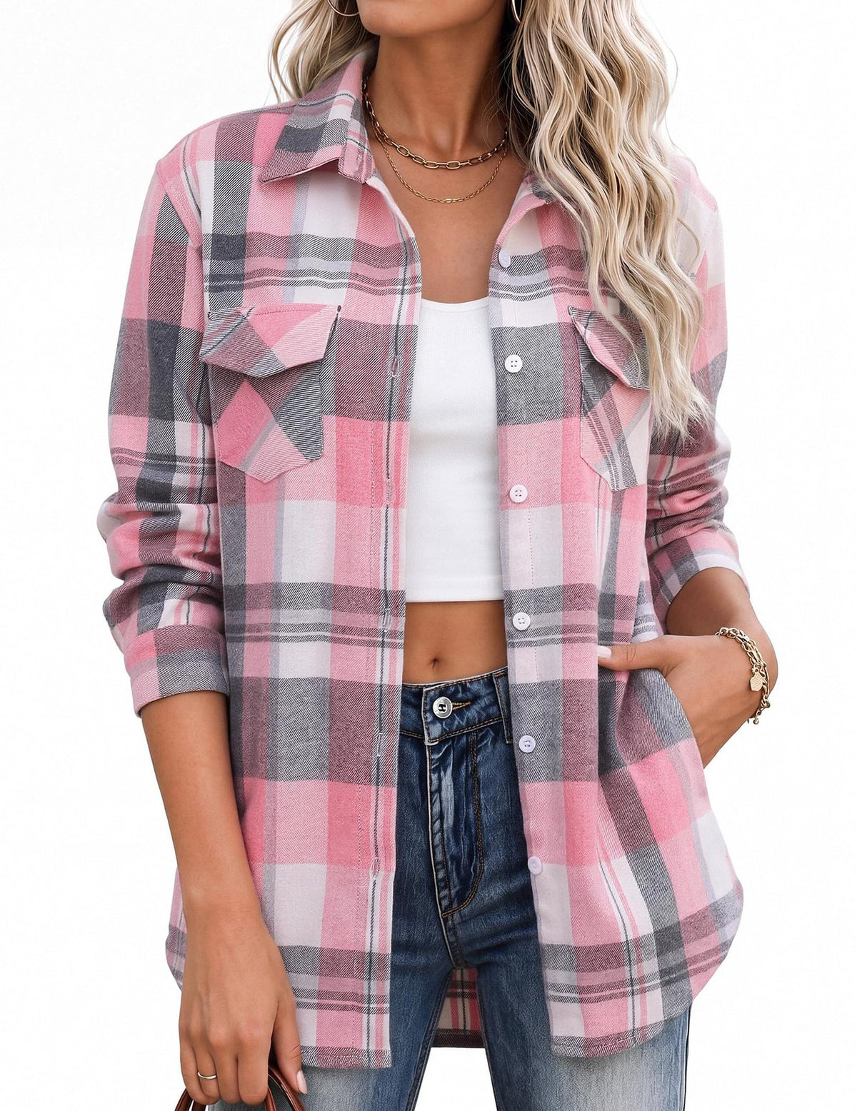 PREORDER: The Brielle Plaid Shacket 9.21.26