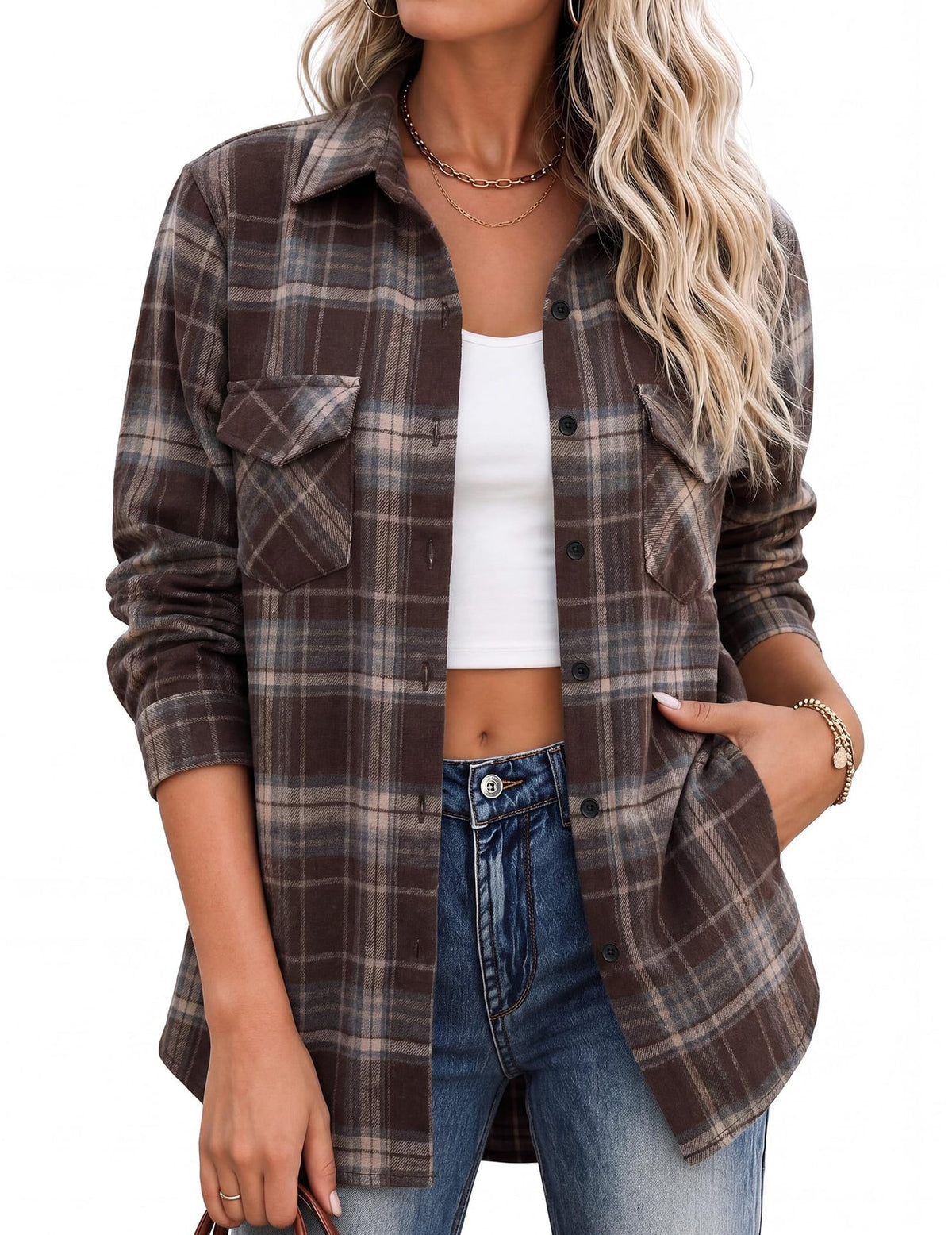 PREORDER: The Brielle Plaid Shacket 9.21.26