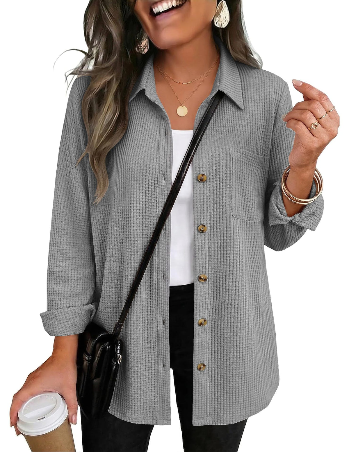 PREORDER: The Ellison Waffle Button Down 9.14.26