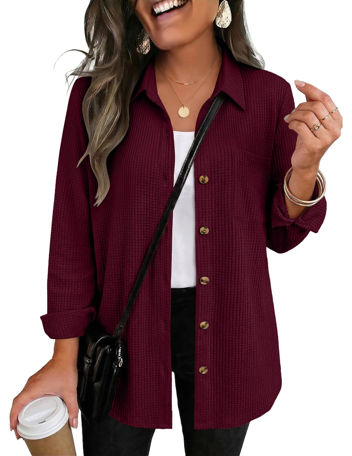 PREORDER: The Ellison Waffle Button Down 9.14.26