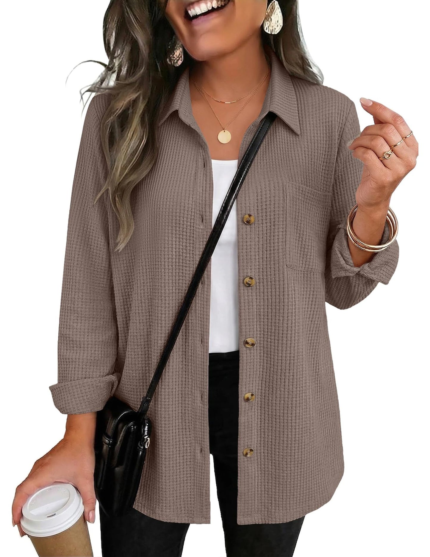 PREORDER: The Ellison Waffle Button Down 9.14.26