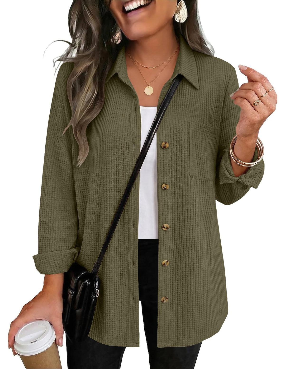 PREORDER: The Ellison Waffle Button Down 9.14.26