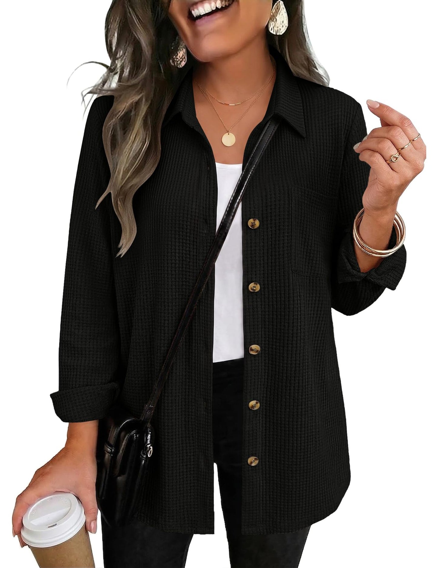 PREORDER: The Ellison Waffle Button Down 9.14.26