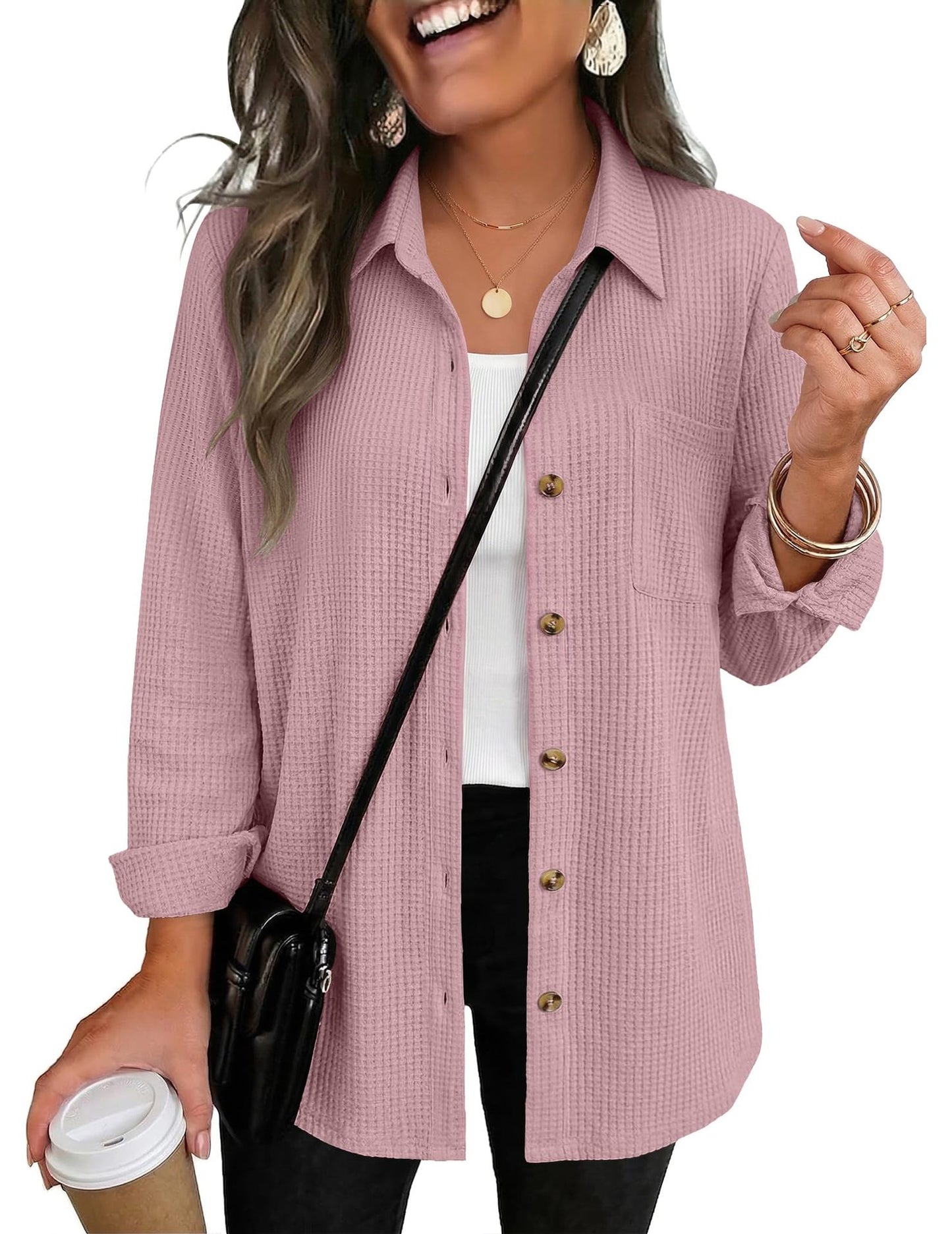 PREORDER: The Ellison Waffle Button Down 9.14.26