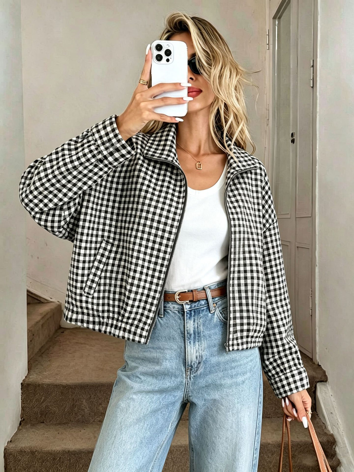 PREORDER: Gingham jacket  9.28.26