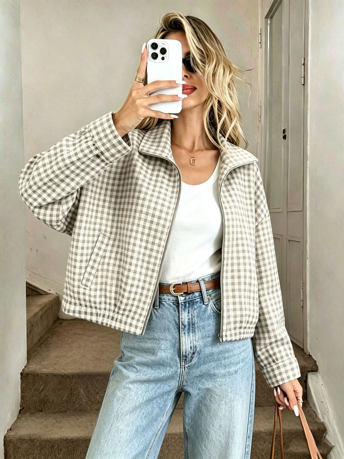 PREORDER: Gingham jacket  9.28.26