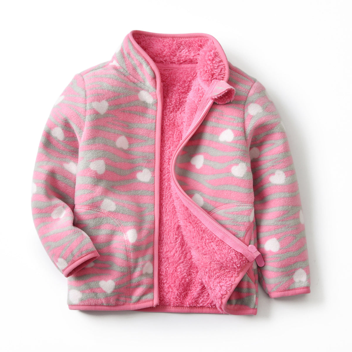 PREORDER: Boys and Girls Fuzzy Full Zip Shacket  10.19.26