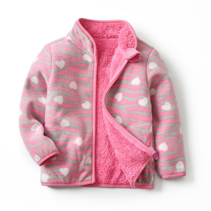 PREORDER: Boys and Girls Fuzzy Full Zip Shacket  10.19.26