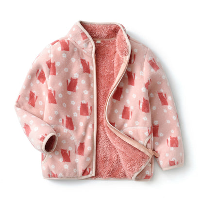 PREORDER: Boys and Girls Fuzzy Full Zip Shacket  10.19.26