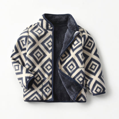 PREORDER: Boys and Girls Fuzzy Full Zip Shacket  10.19.26