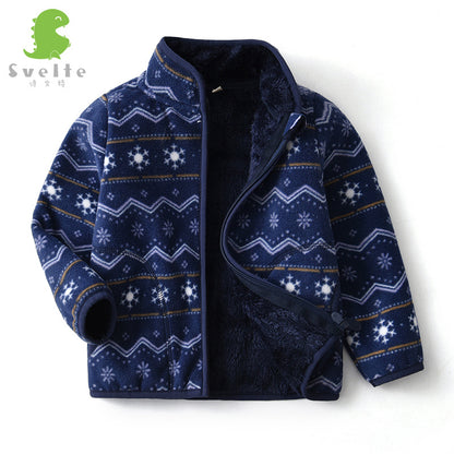 PREORDER: Boys and Girls Fuzzy Full Zip Shacket  10.19.26