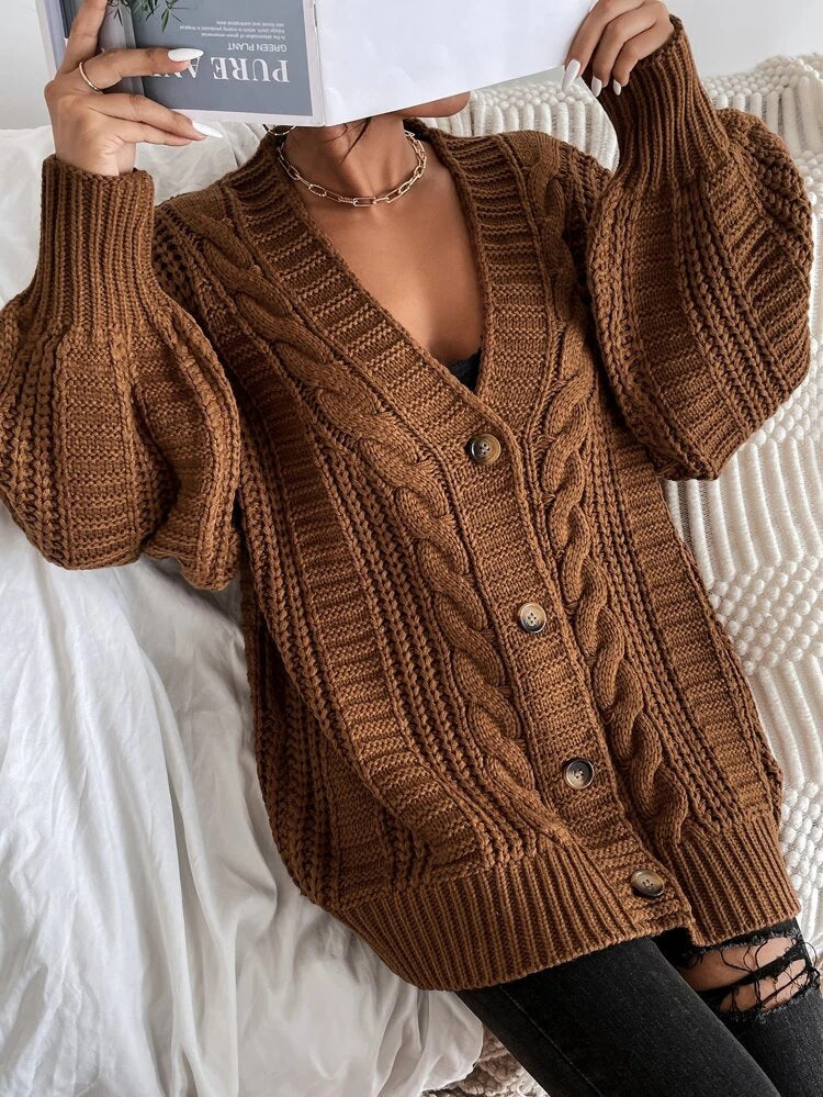 PREORDER: The Aspen Cable Knit Cardigan 11.2.26