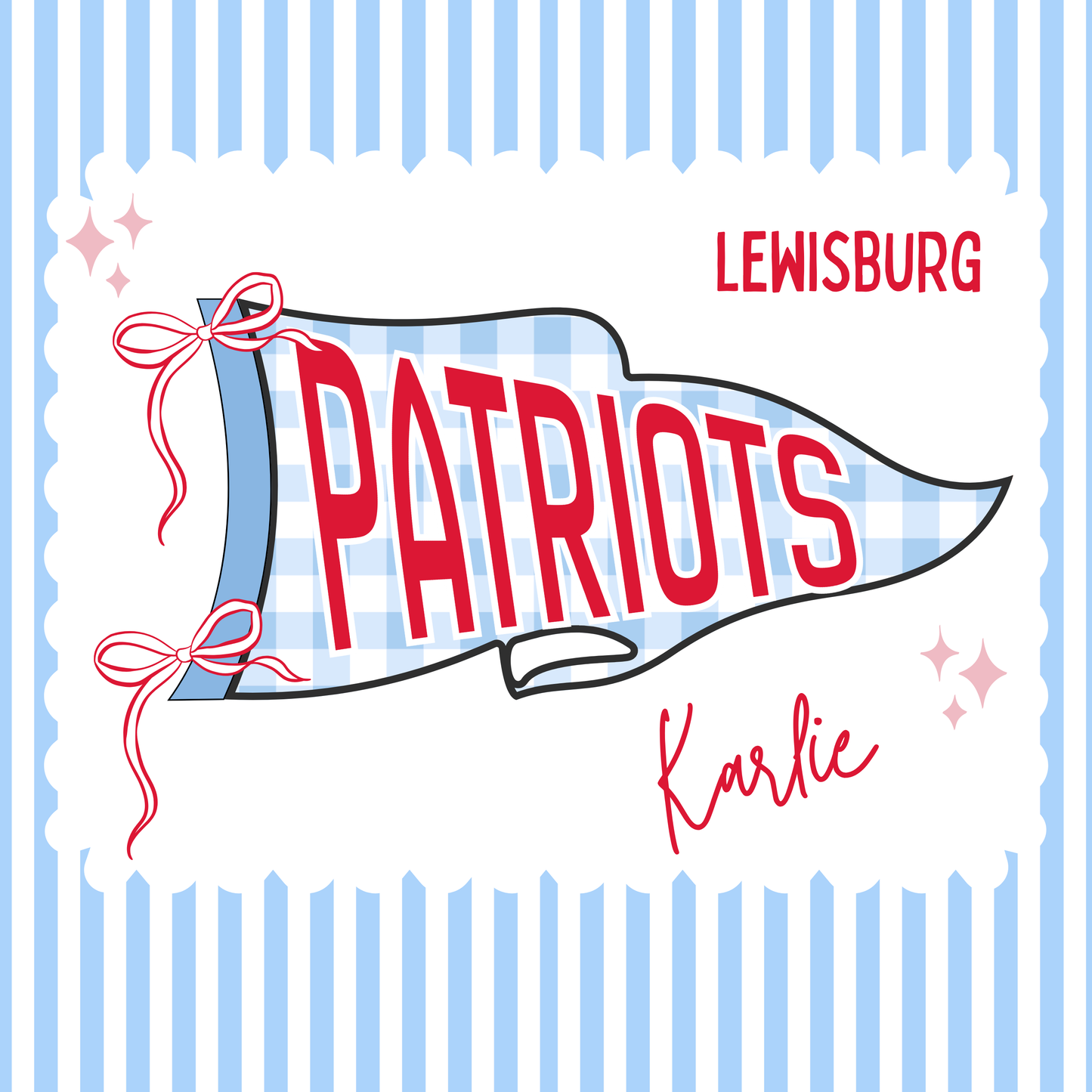 PREORDER: Custom Pennant Flag Pillowcase RERUN 8.24.26