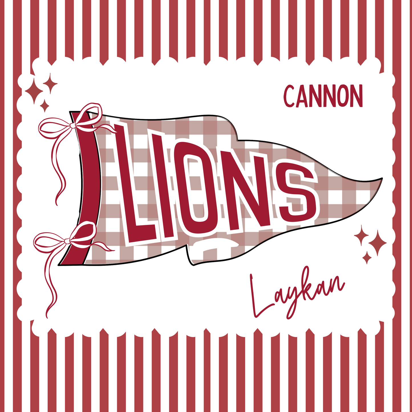 PREORDER: Custom Pennant Flag Pillowcase RERUN 8.24.26