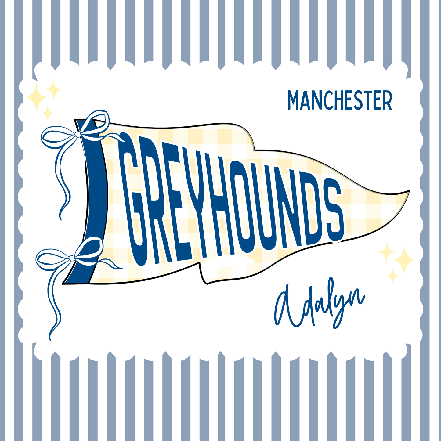 PREORDER: Custom Pennant Flag Pillowcase RERUN 8.24.26
