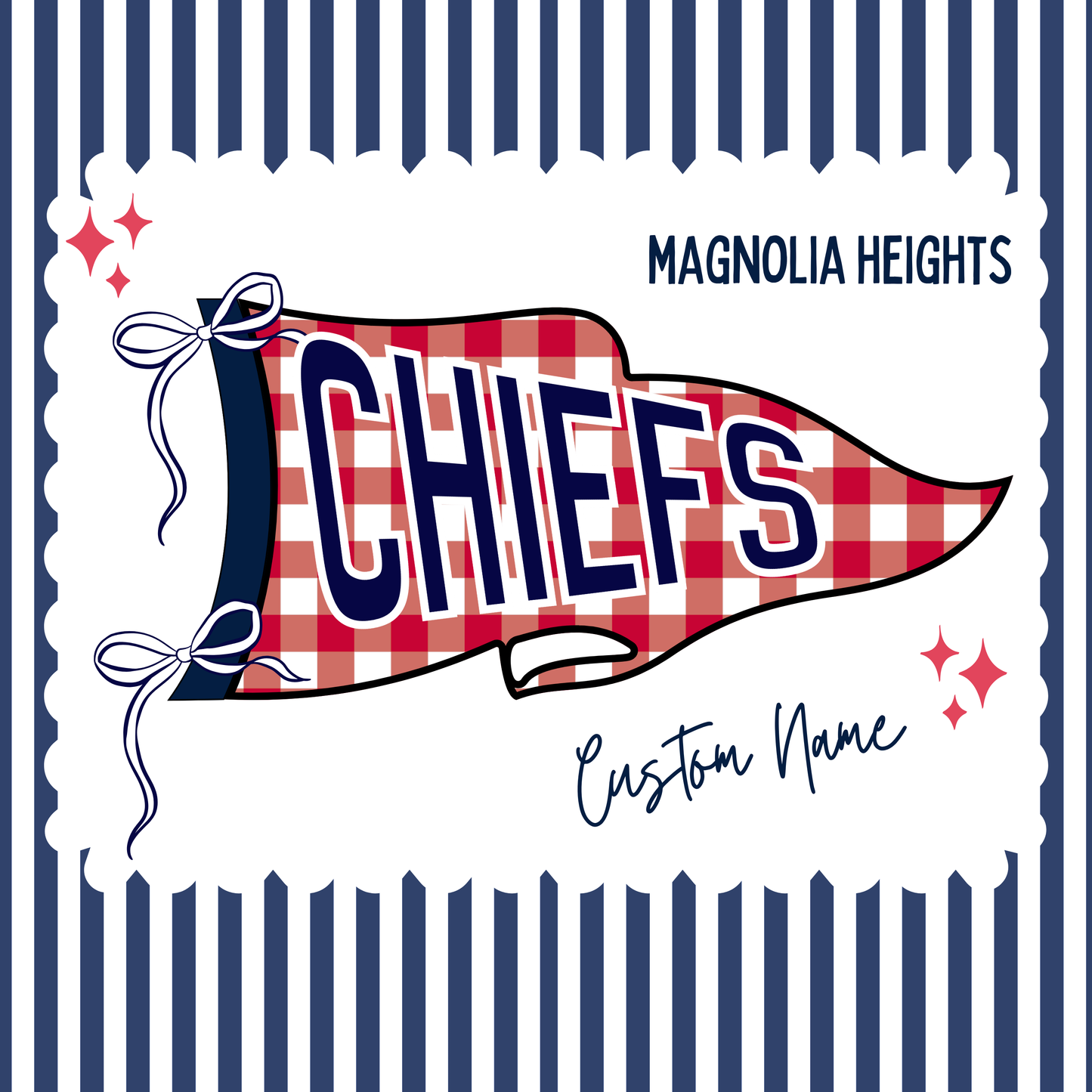 PREORDER: Custom Pennant Flag Pillowcase RERUN 8.24.26