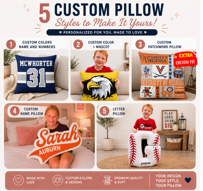 PREORDER: Custom Pillows RERUN 9.8.26