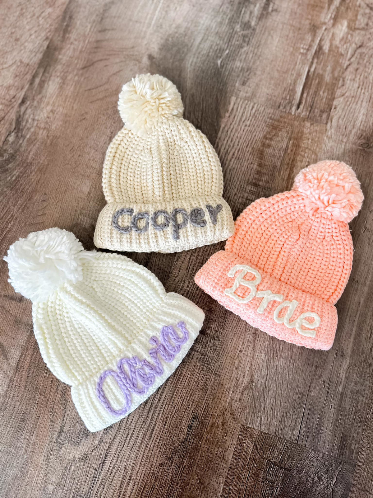 PREORDER: Custom Rope Embroidered Pompom Hat RERUN 11.2.26