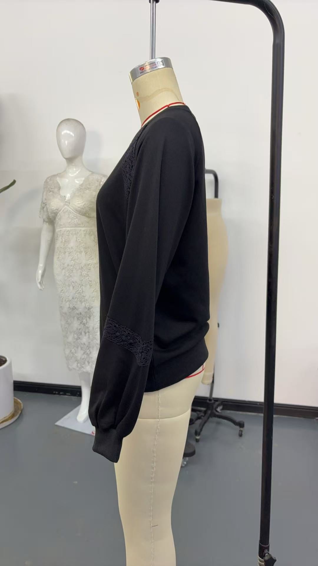 PREORDER: Allie Lace Detail Sweater 9.22.25