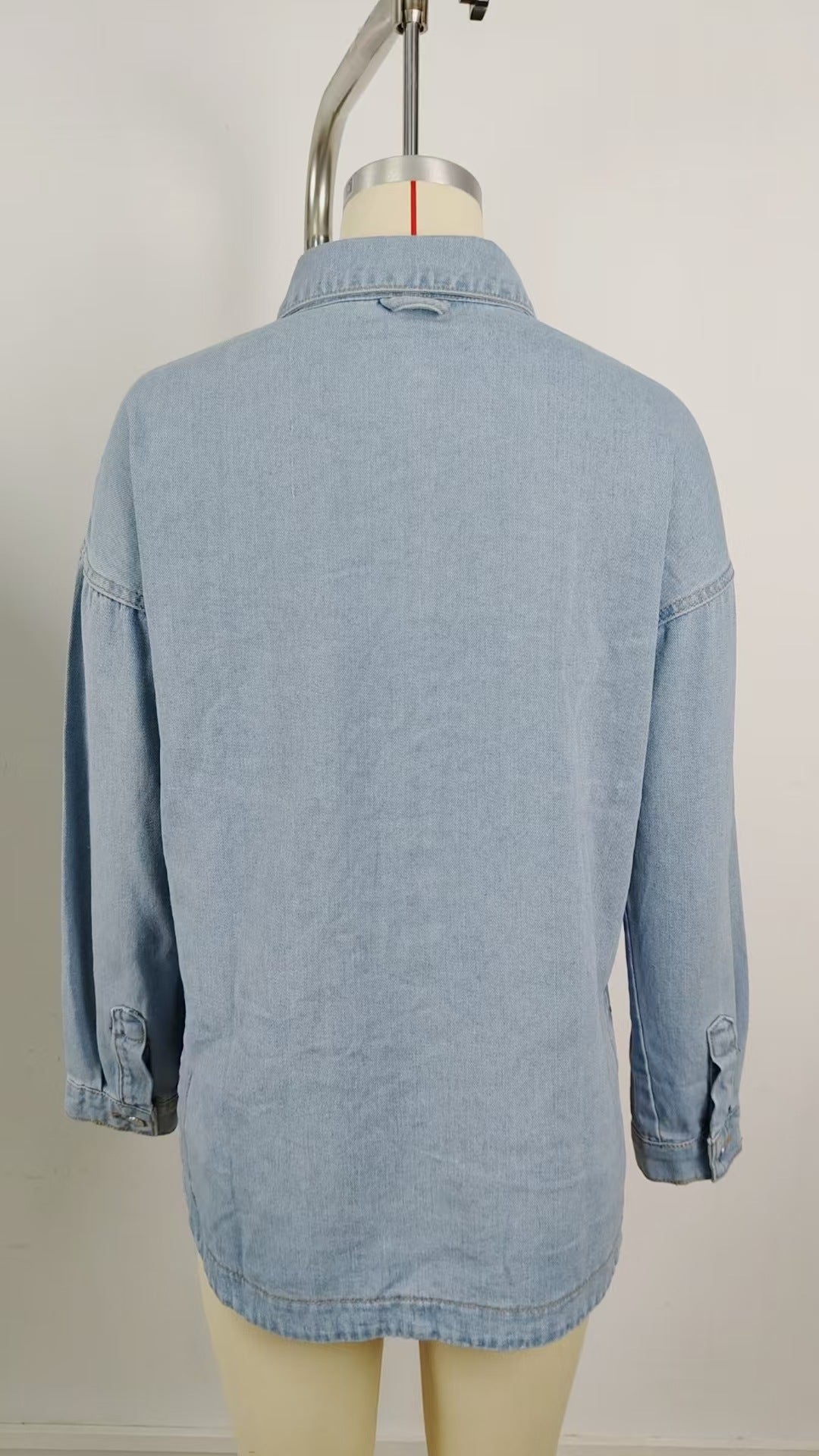 PREORDER: On the Move Denim Light Weight Button Down 1.19.26