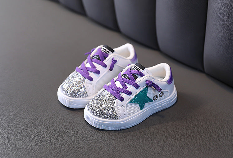 PREORDER: Sparkle Toe Star Kids Sneaker 9.22.25 osym