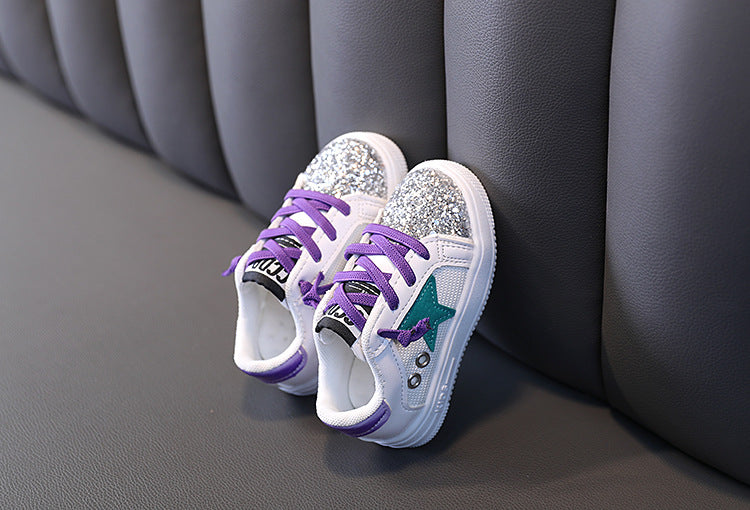PREORDER: Sparkle Toe Star Kids Sneaker 9.22.25 osym