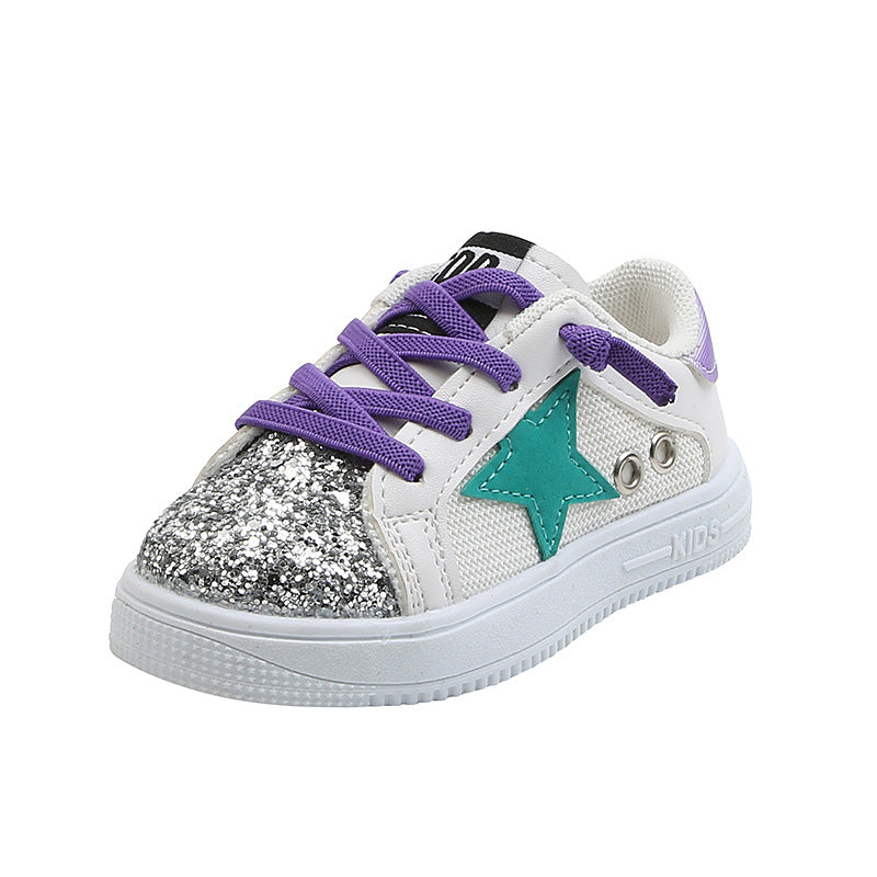 PREORDER: Sparkle Toe Star Kids Sneaker 9.22.25 osym