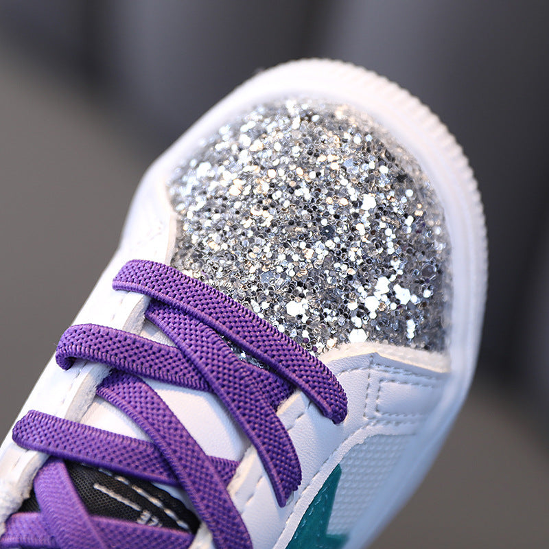 PREORDER: Sparkle Toe Star Kids Sneaker 9.22.25 osym