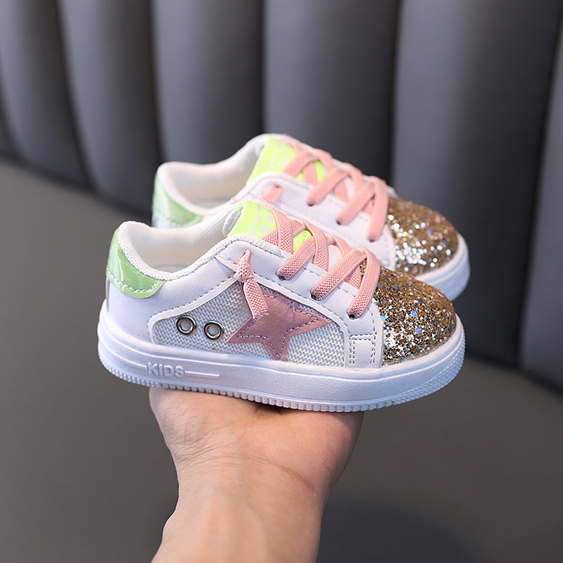 PREORDER: Sparkle Toe Star Kids Sneaker 9.22.25 osym